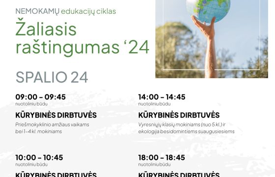 Žaliojo raštingumo edukacijų ciklas